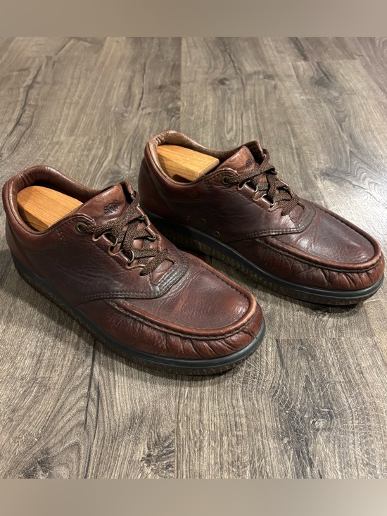 SAS Oxfords Crepe Sole Brown Moc Toe Comfort Shoes Men\'s US 10.5W main image 11